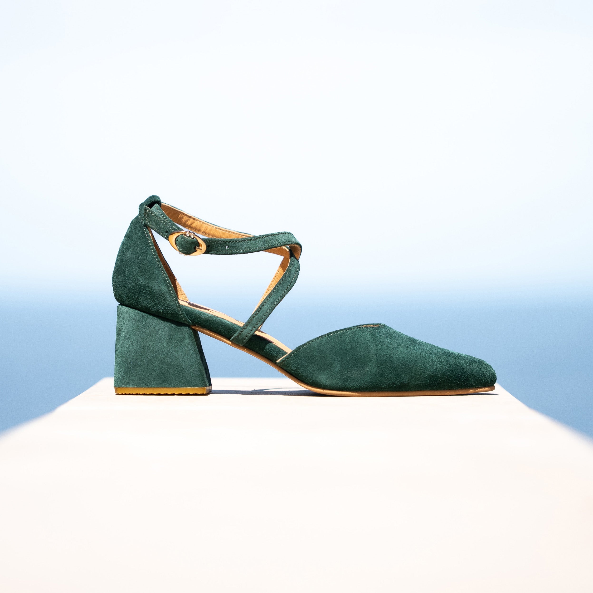 Zapato Sophia Verde Edén