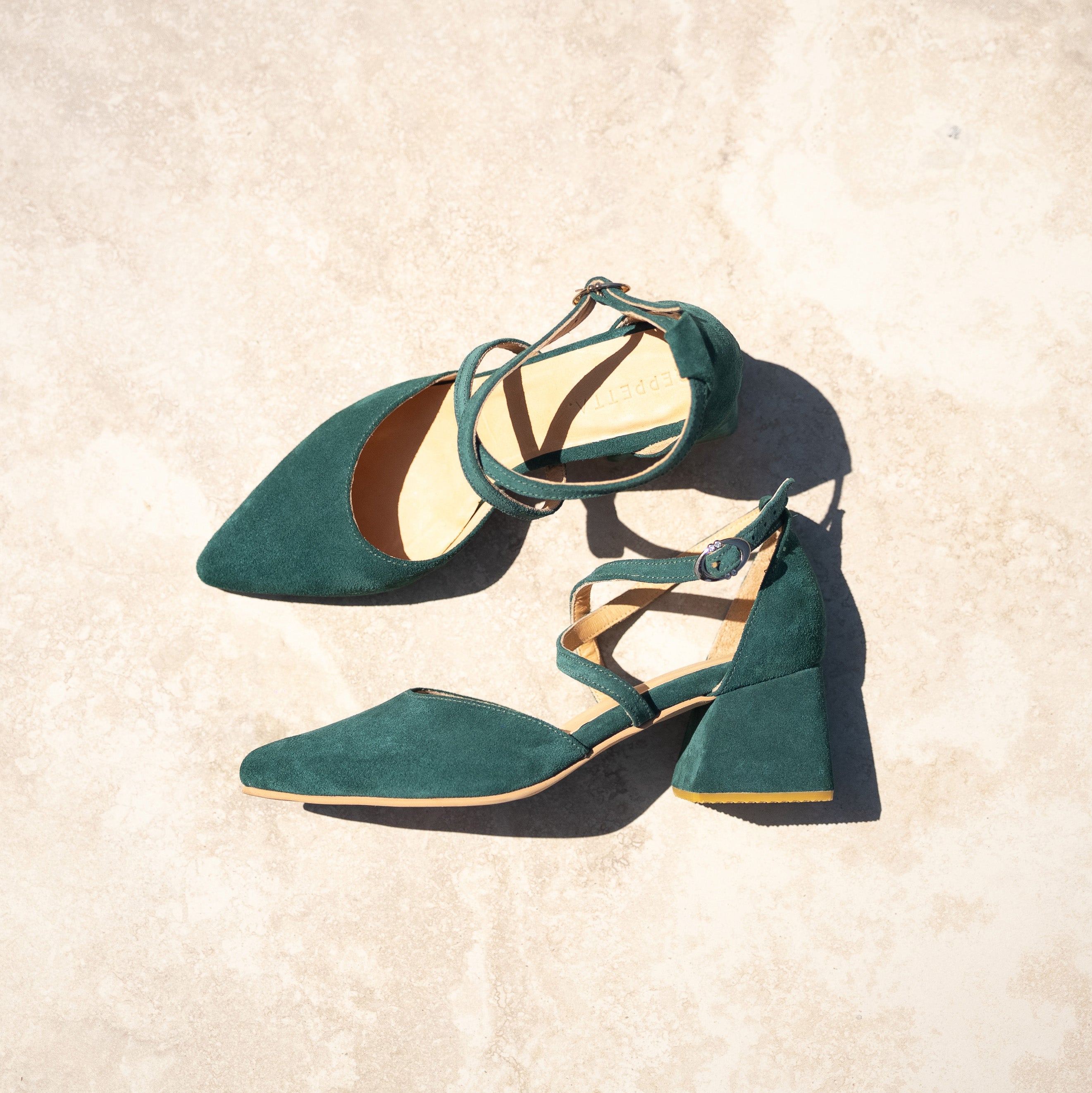 Zapato Sophia Verde Edén