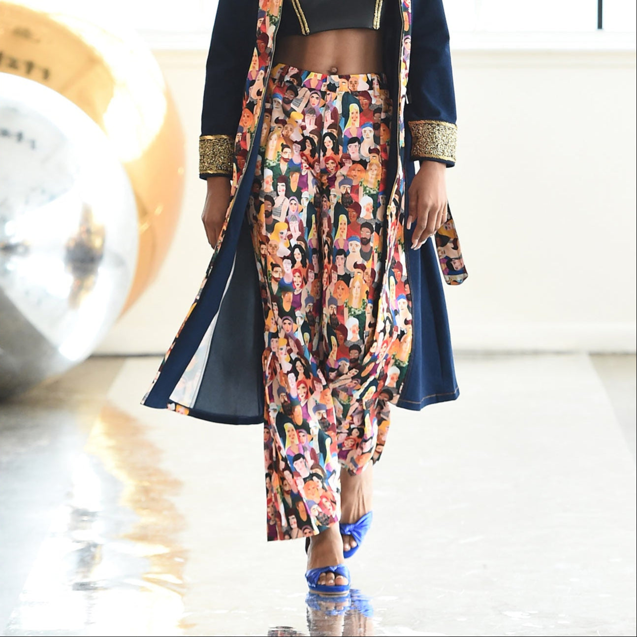 Zapato Cata Azul Broadway