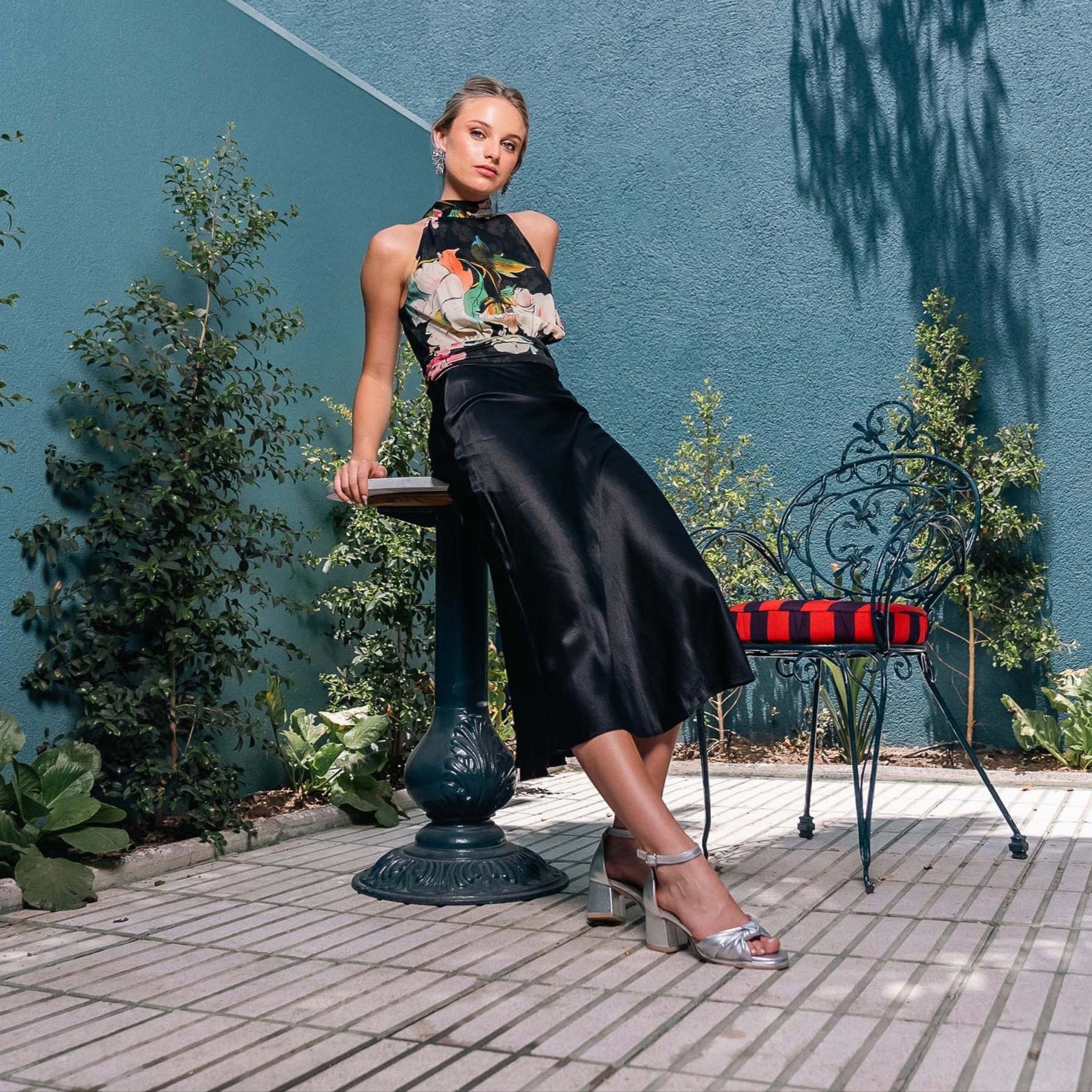 Zapato Cata Plateado