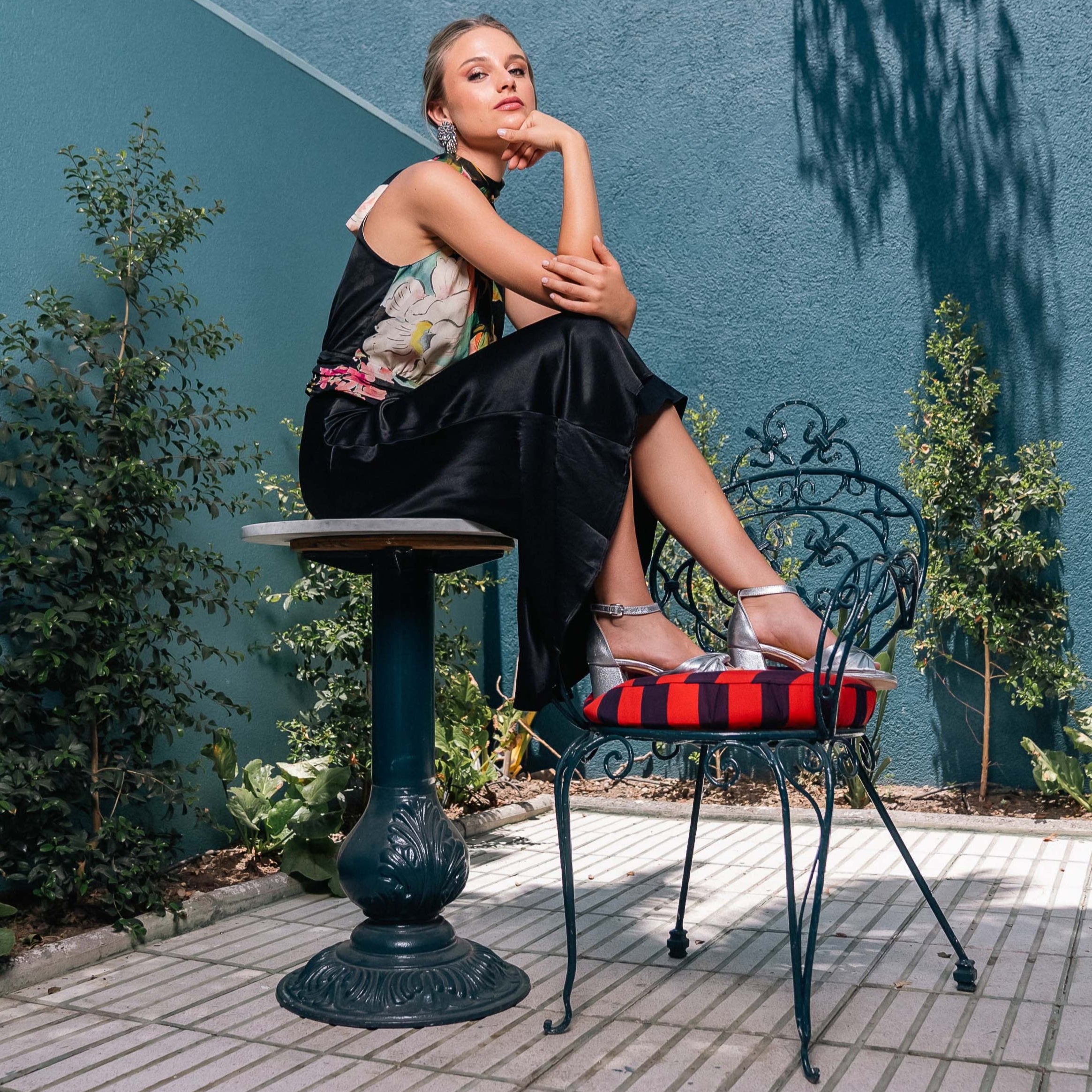 Zapato Cata Plateado