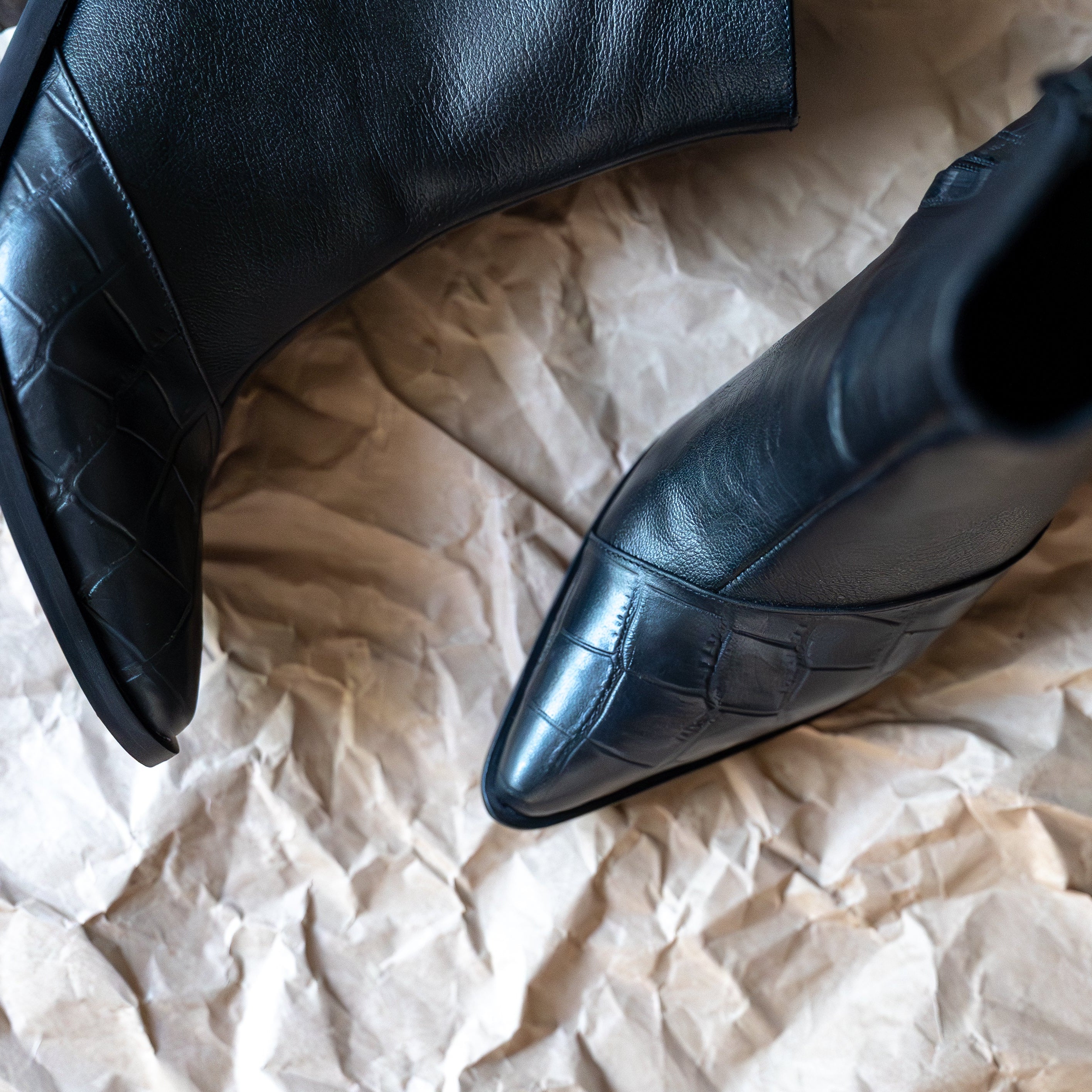 Botin Elvira Cuero Black