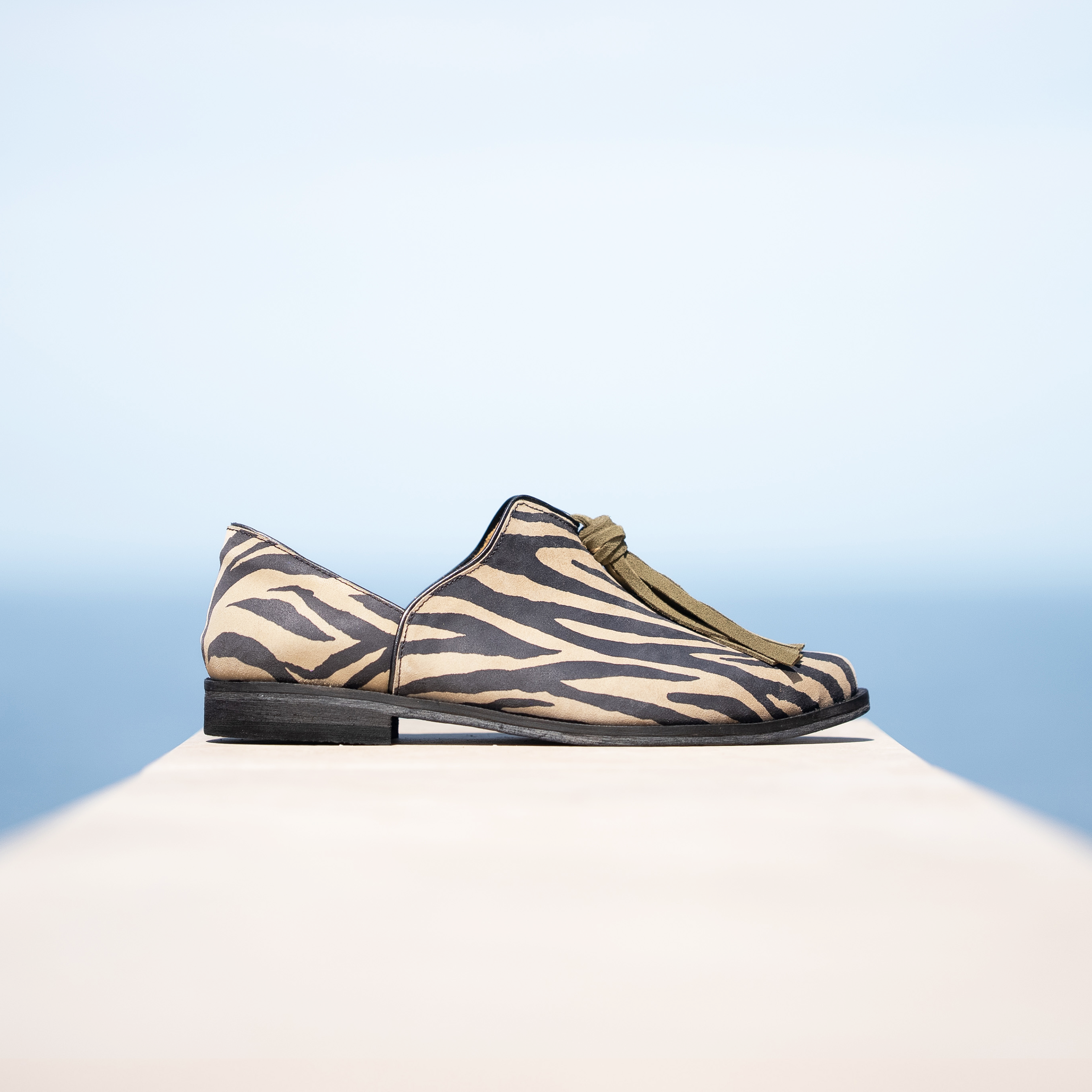 Zapato Maida Cebra Olivo