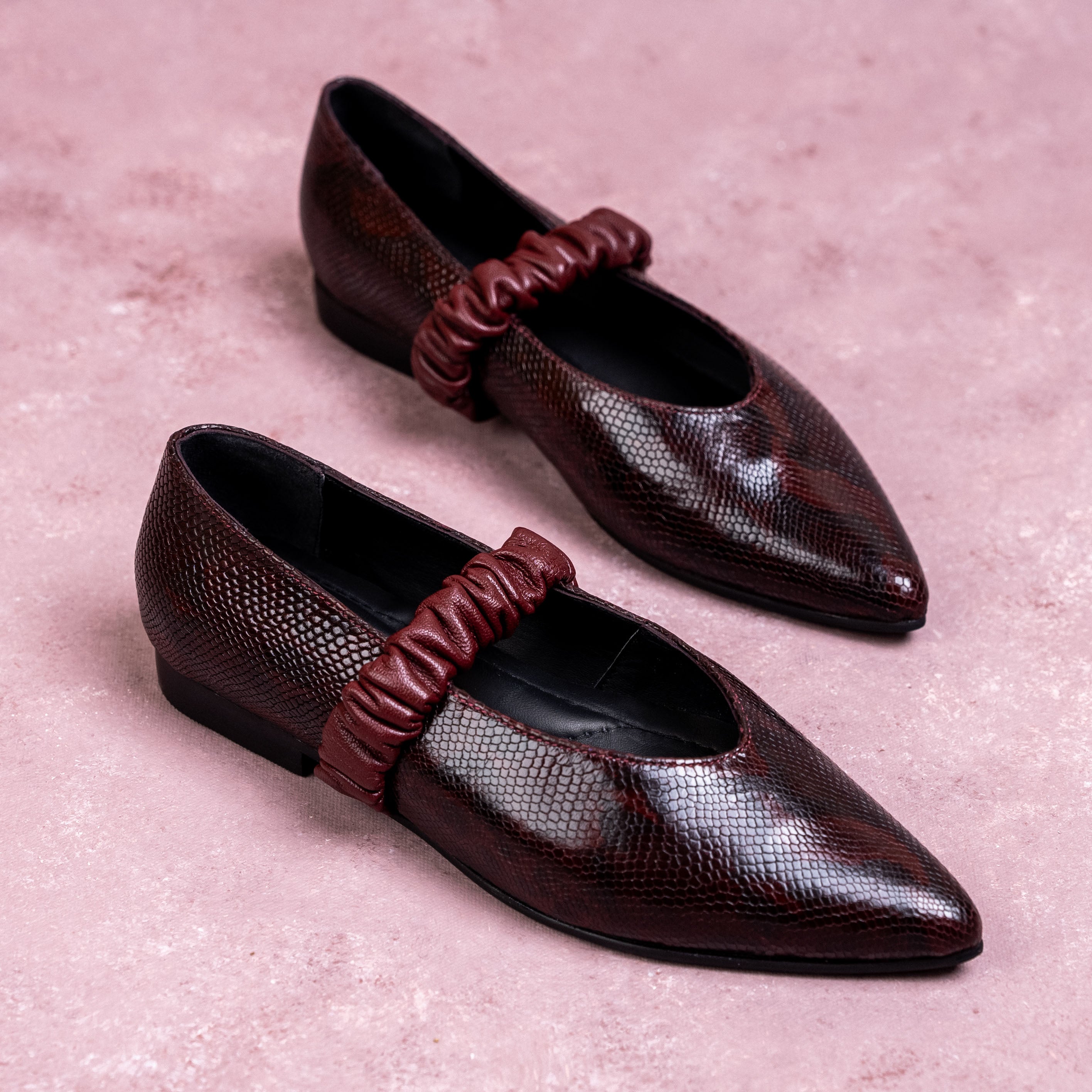 Ballerina Kiki Burgundy