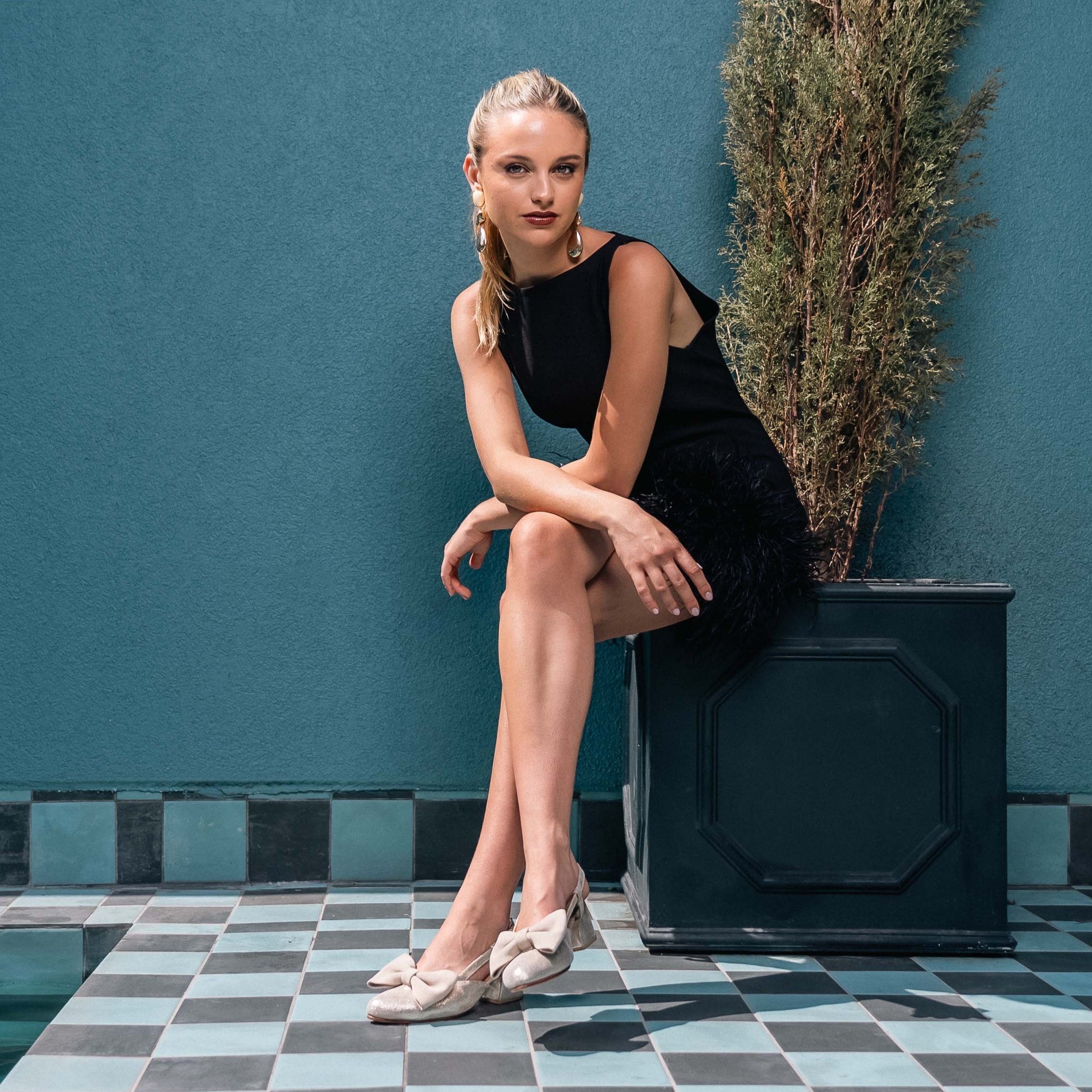 Zapato Leonor Dorado