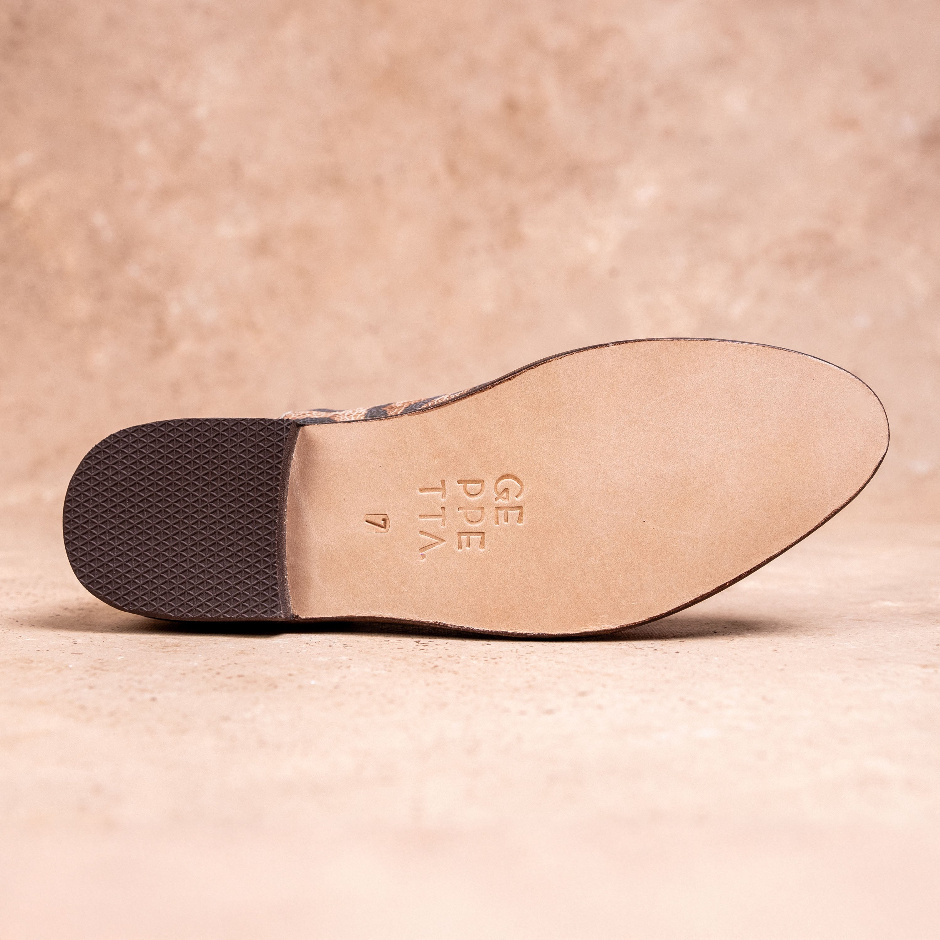 Zapato Maida Print Burdeo