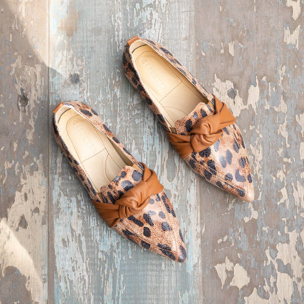 Mocasín Martina Cuero Print