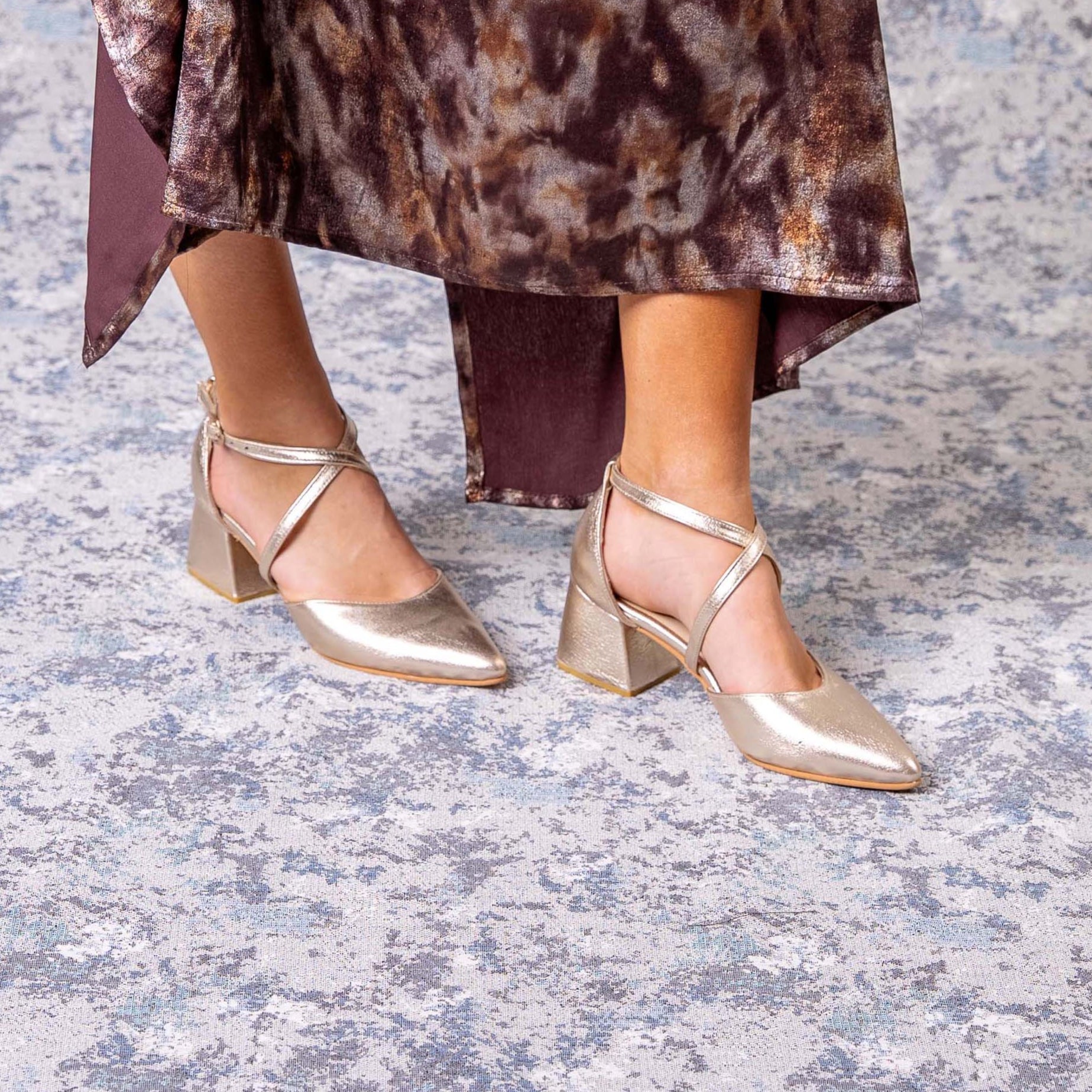 Zapato Sophia Dorado