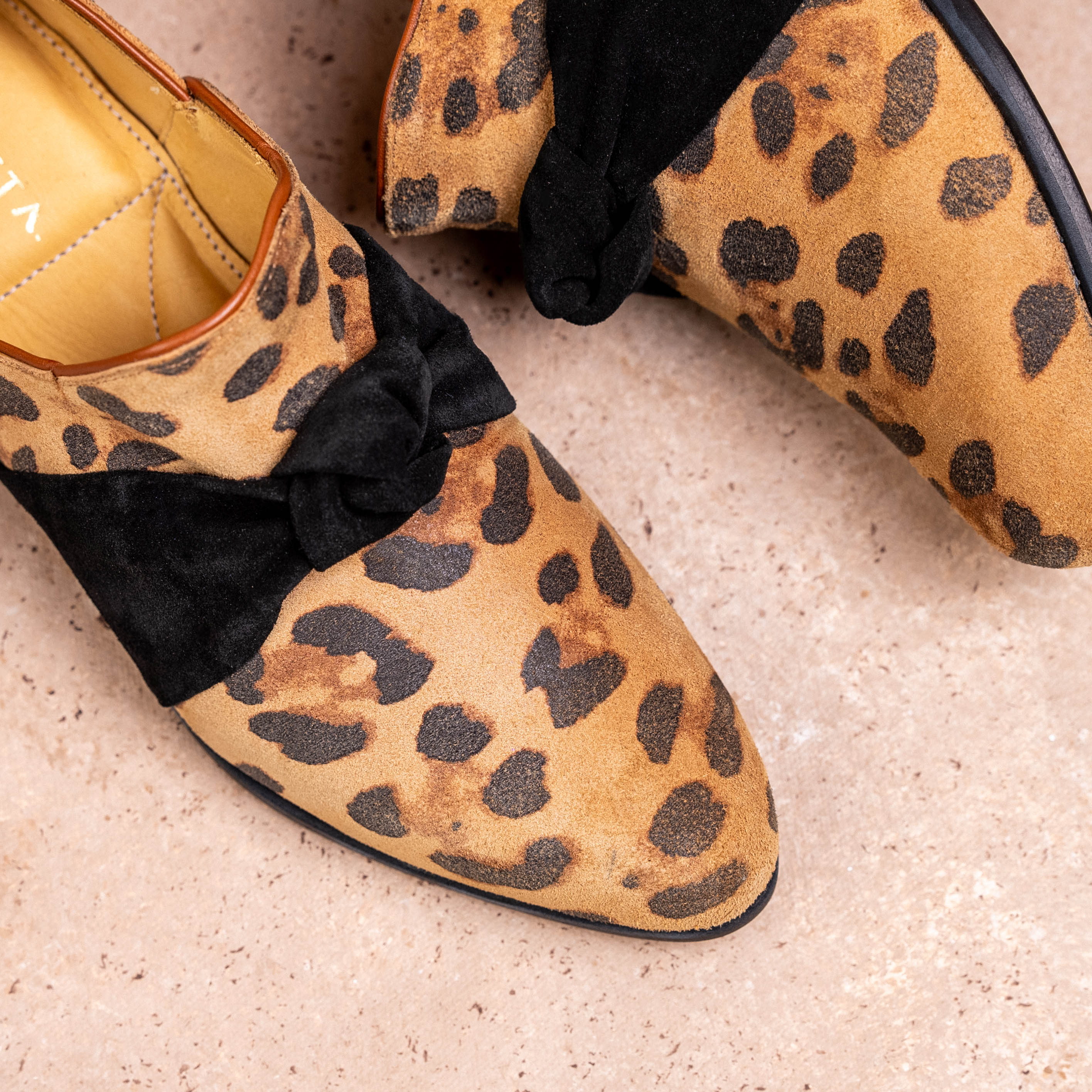Zapato Galena Print Black