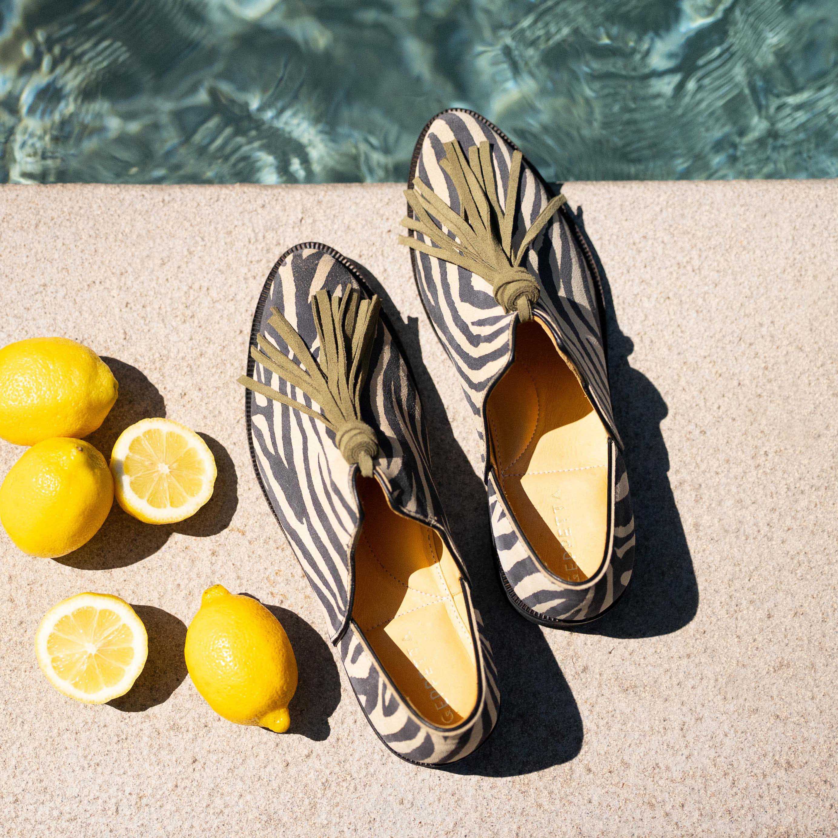 Zapato Maida Cebra Olivo