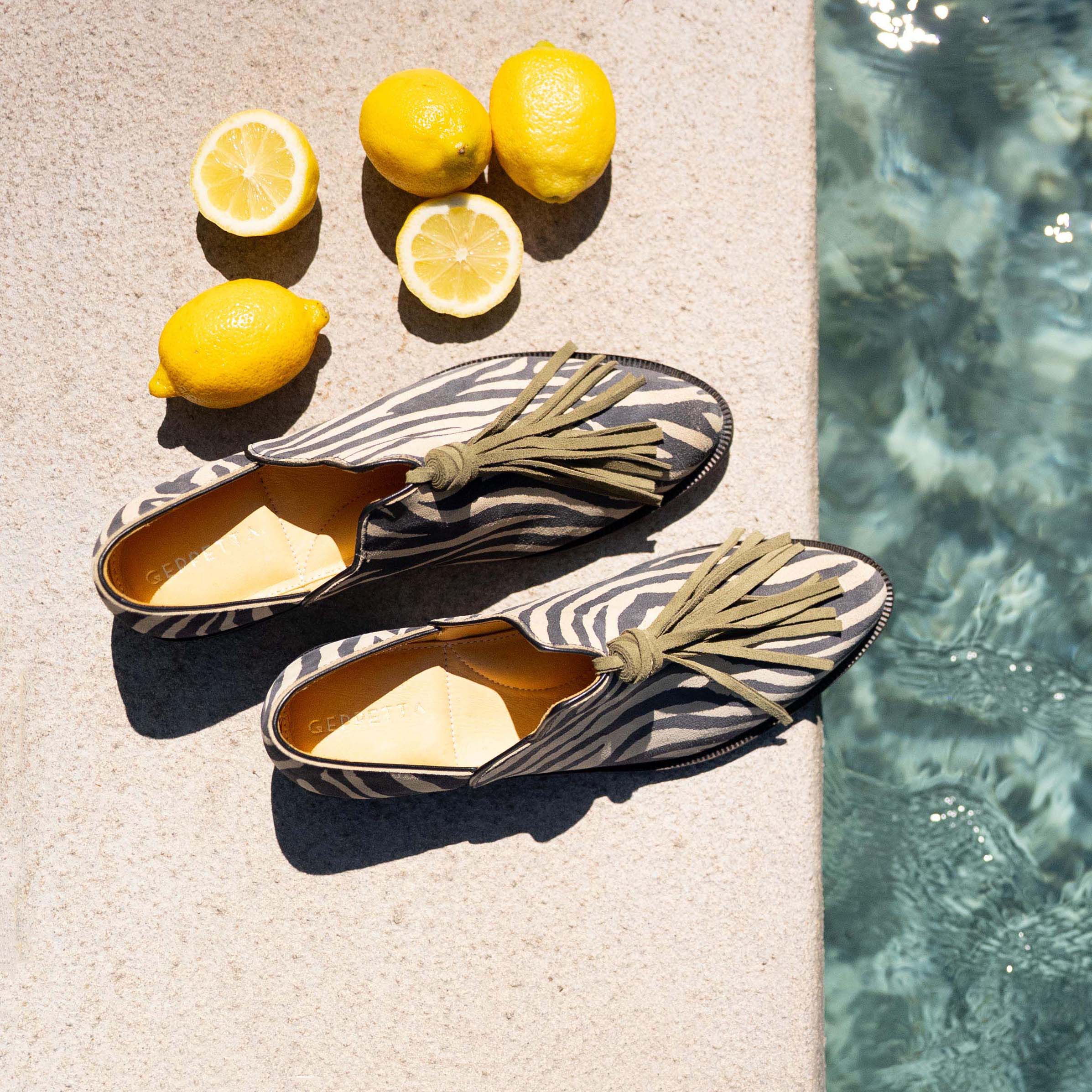 Zapato Maida Cebra Olivo