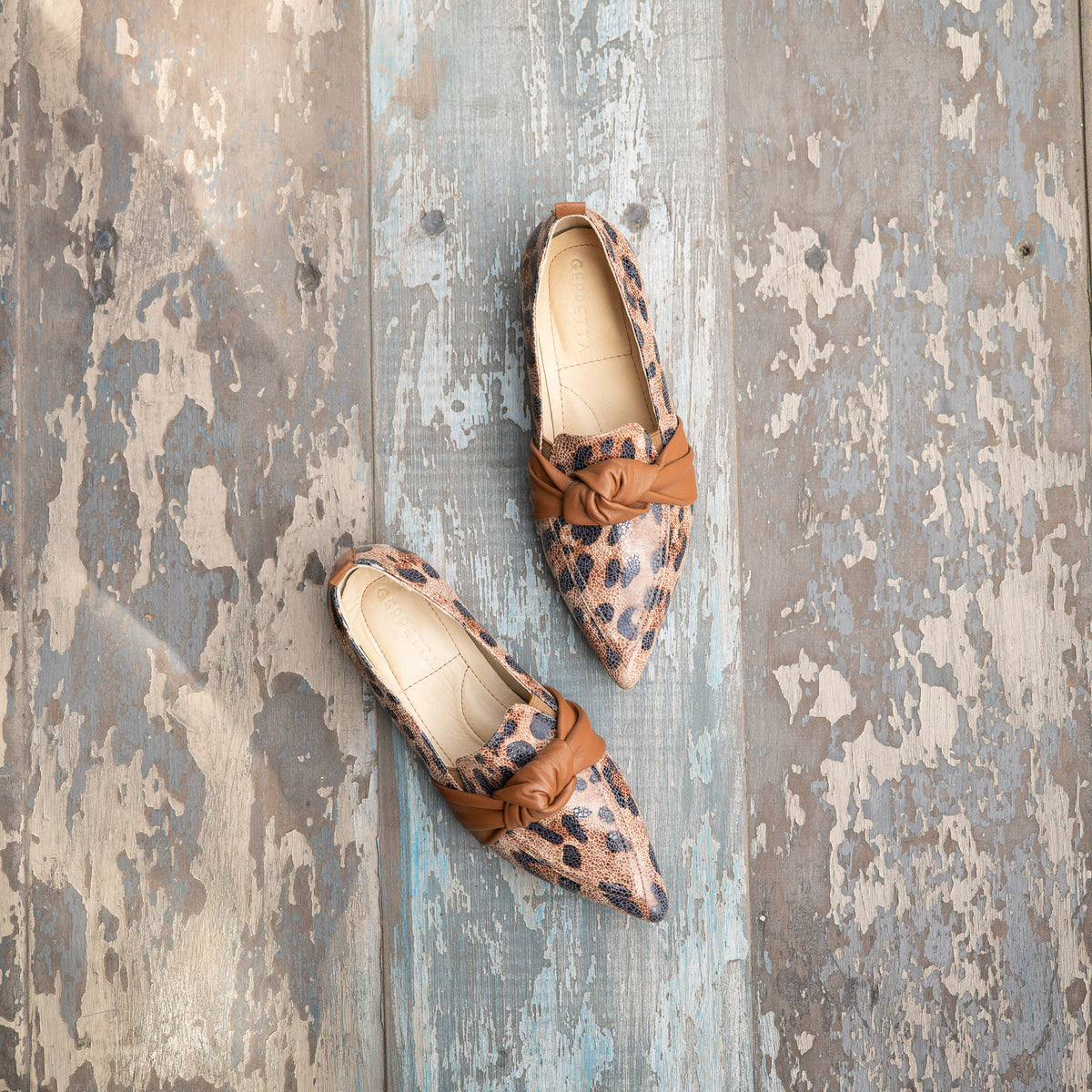Mocasín Martina Cuero Print